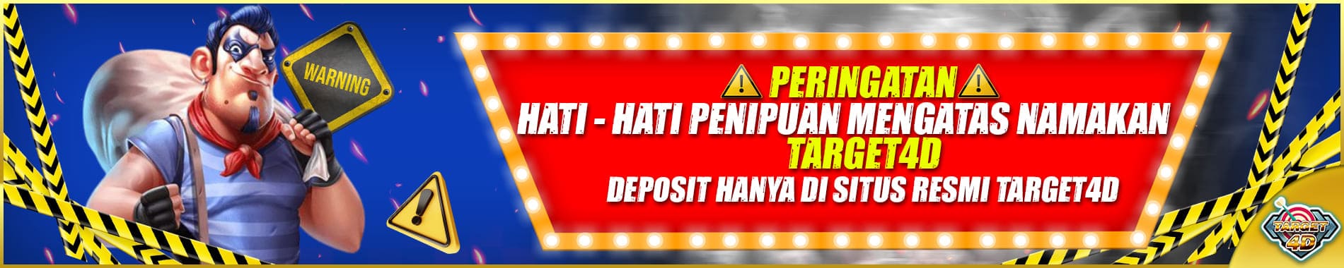 Hati hati penipuan Target4D